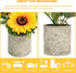 COCOBOO Sunflower Artificial Flowers Pot, Yellow Fake Flower Decor for Home, Bathroom, Kitchen