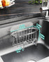 2 HapiRm Multifunctional Adhesive Kitchen Sink Organizer with M-Shaped, Installation Methods Kitchen Sponge Holder