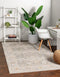Unique Loom Whitney Collection Traditional Border Area Rug, 2' 2 x 3' 0 Rectangular, Cloud Gray