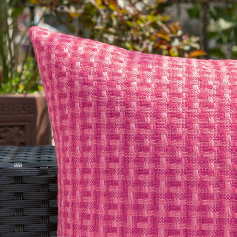 Pack 2 26x26 Inch, Kevin Textile Outdoor Waterproof Throw Pillow Covers of Valentines Day Boho Farmhouse Decorative