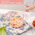1.5L/51oz Pink Glass Cooking Pots for Stove, Heat Resistant for Pasta, Vegetable, Soup, and Salad
