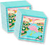 Pink Flamingo Birthday Party Supplies, Tableware Set Includes Plates, Napkins, Cups for 16