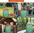 MHXWNHA 2-Pack 80 (33H 26D Inches) 4 Gallon x Reusable Standable Yard Waste Bags with Handles for Leaves, Debris, Grass
