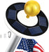 8 29 15-25 20 Flagpole Light Solar Powered, Auro Silver Flag Pole Light Bright Huge LED for Ft Outdoor Flag Poles, Hour