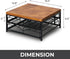 NHZ Coffee Pod Drawer Holder for K Cup, 2-Tier Organizer, No Assembly Required, K Cup Holder with 72 Capacity