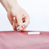 Jetec Plastic Head Double Pins for Bed Skirt Holding, 30 Pieces White Furniture Chair Leg Brooch Glide Nails
