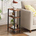 TB01BB077 TUTOTAK Small Side Table, Narrow End Table, Skinny Sofa Table, Slim Nightstand, Couch Table, Living Room, Bed