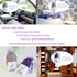 Sachet Empty Bags - Linen Fabric Organza Gauze Bags for Lavender, Spice, and Herbs (24pcs Purple Drawstring Bags)