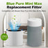 2 Pack Mini Max Filter Replacement for Blueair Blue Pure Mini Max Air Purifier, H13 True HEPA & Activated Carbon Filter
