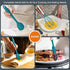 Teal Blue Kitchen Utensils Set, E-far 15-Piece Silicone Cooking Utensils with Holder, Heat Resistant for Cooking