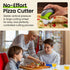 Kitchy Pizza Cutter Wheel with Protective Blade Cover, Ergonomic Slicer, Green
