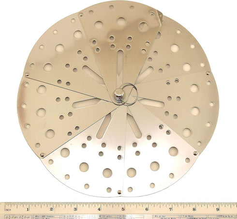 Drop Lid Otoshibuta, Flexible Size Cooking Drop Lid Adjustable Stainless Steel Lid 5.5"-9.1"