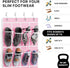 24 (64'' 19'') Simple Houseware Pockets - Crystal Clear Over The Door Hanging Shoe Organizer, Pink x
