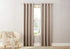 Sun Zero Becca Energy Efficient Grommet Curtain Panel, 40" x 84", Stone