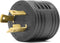 WEN GNA030 NEMA L5-30P Twist-Lock Power Plug to TT-30R Ready Outlet, 120V 30-Amp Generator Adapter