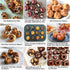 Mini Dog Cat Paw Print Baking Pan, 12 Cup Nonstick Madeleine Mold for Frozen Treats, Muffins, and Ice Cubes