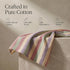 Set 6 20" X30 100% Urban Villa Kitchen Towels Harvest Stripes Dish Towels of Cotton Highly Absorbent Quick Drying Dish