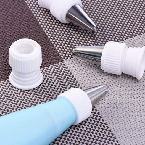 Shappy 30 Pieces Coupler Piping Bag, Plastic Standard Couplers for Cake Decorating Pipe Tip for Frosting