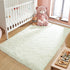 LOCHAS Ultra Soft Indoor Modern Area Rugs, Fluffy Living Room Carpets for Children Bedroom, 3x5 Feet, Cream