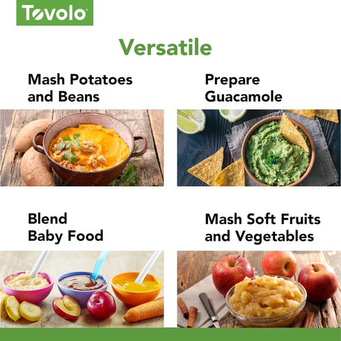 Tovolo Silicone Potato Masher - Charcoal