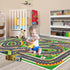 47"x71" Kids Rug Play Mat Soft & Non-Slip Car Rugs City Map Play MatCar Rugs for Kids Toy Cars Race Track for Classroom