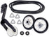 Dryer Repair Kit with Drum Rollers, Belt, Idler Pulley for Maytag MEDC300BW0, MEDC200XW3, and More