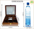 9 Countertop Premium Wooden Spice Box with Glass Lid Compartment Masala Organizer for Kitchen Storage