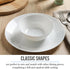 6-Piece 6-Inch Martha Stewart Opalton Soup and Cereal Bowls Lightweight, Chip and Break Resistant Opal Glass Bowls