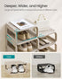 6 ULPC037K01 SONGMICS Shoe Rack, Shoe Organizer, Shelves, Shoe Storage, Narrow Shoe Shelf, Open Shelf for Entryway