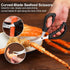 Veluft 20 Pcs Crab Crackers and Tools, Crab Crackers, Lobster Sheller, Fork, Scissors & Storage Bag, Crab & Lobster