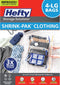Hefty Shrink-Pak - 4 Large Vacuum Storage Bags for Clothes, Pillows, Towels, or Blankets - Ideal Space Saver Vacuum