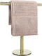 SUS304 Stainless Steel T-Shape Hand Towel Holder Stand for Bathroom, Kitchen or Vanity Countertop