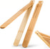 Bamboo Cooking Tongs Set of 2 – 11” Foldable Kitchen Tongs with Non-Scratch Grip for BBQ, Salad, Camping & Serving