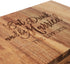 3 Let's Make Memories Personalized Cheese Board - Wood and Marble - for Weddings - for Newlyweds - for Entertaining