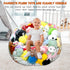 Clear Stuffed Animal Storage Bean Bag Chair Cover for Kids, Extra Large Waterparoof Beanbag Chair Cover with Zipper