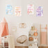 Unicorn Wall Decor Sign, Unicorn Rainbow Inspirational Wall Decor for Girls Room, Cute Rainbow Positive Words Hanging