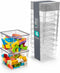 Sorbus Medium Clear Plastic Storage Bins with Lids, Stackable Storage Bins for Clothes, Medicine, Makeup, 8 Pack