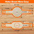 Sourdough Silicone Bread Sling, Oval and Round Non-Stick Bread Mat for Dutch Oven, Reusable with Long Handles
