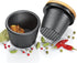 Zassenhaus Cast Iron Spice Grinder Set with Beech Wood Lid, 3 Inches (Black)