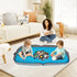 BBpara 45 Inches Toy Storage Organizer & Play Mat for Building Bricks & Blocks - Toy Storage Bags Play Mat with Zipper