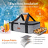 Lifewit Insulated Casserole Carrier for Hot or Cold Food, Fits 9"x13" Baking Dish, Grey
