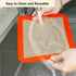 Square Silicone Baking Mats for 9 Inch Cake Pan, 8.5" Non-stick Reusable Silicone Mat for Baking Pan (2 PCS)