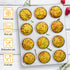 E-far Muffin Pan 12-Cup, Stainless Steel Cupcake Baking Tins for Oven, Non-toxic & Dishwasher Safe