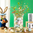 36 SiliFine Pcs Easter Speckled Eggs Plastic Speckled Eggs Bowl and Vase Filler Faux Chicken Eggs for DIY Spring