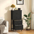 4 Closet Sweetcrispy Fabric Drawer Small Dresser, Bedside Nightstand with Wooden Top Sturdy Frame, Entryway Bedroom