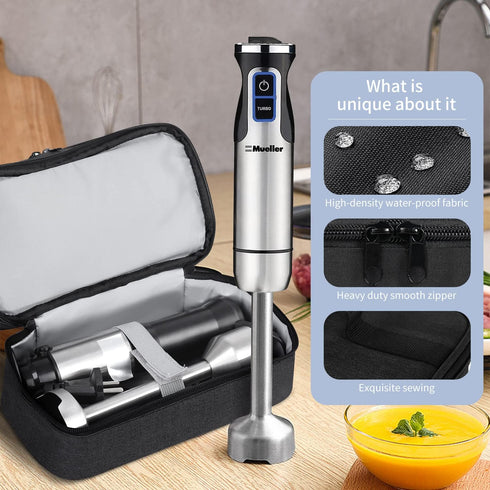 Storage Bag for Hand Blender, Carrying Case for Immersion Blender Handheld, Stick Blender Travel Storage Organizer (Bag