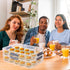 2-Layer 36 Deviled Egg Containers with Lid, Slots Deviled Egg Tray Carrier with Handle and Deviled Egg Injector Piping