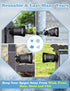 4 Pack XXL Winter Faucet Covers - Insulated Hose Bib Socks in Black
