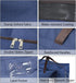 iwill CREATE PRO Pack of 3 Large 100L Clothing Storage Bags with Carry Handles, Duffle Bag for Travel, Blue