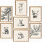 Pouydmi Nursery Wall Art Woodland Animal Canvas Wall Decor Baby Room Pictures Forest